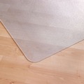 Office Jansan | Floortex PF1213425EV Cleartex Advantagemat 53 in. x 45 in. Phthalate Free PVC Chair Mat for Hard Floors - Clear image number 6