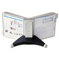 Office Jansan | Durable 554210 10 in. x 5.88 in. x 13.5 in. 10 Panels SHERPA Desk Reference System - Gray Borders image number 3