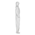 Bib Overalls | Ansell KCC49127 A20 Elastic-Back, Hood and Boots Breathable Particle Protection Coveralls - Quadruple Extra Large, White (20/Carton) image number 0