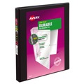 Office Jansan | Avery 17001 3 Slant Rings 0.5 in. Capacity 11 in. x 8.5 in. Durable View Binder with DuraHinge - Black image number 0