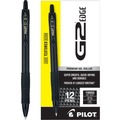Pens | Pilot 19855 G2 Edge Premium Fine 0.7 mm Gel Pen - Black Ink/Black Barrel (1-Dozen) image number 6