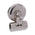 Office Jansan | Universal UNV31260 Bulldog Magnetic Clips - Small, Nickel (18/Pack) image number 2