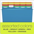 Office Jansan | Pendaflex 42592 Ready-Tab 1/5-Cut Tabs Colored Reinforced Hanging Letter Folders - Assorted File Folder Colors (25/Box) image number 3
