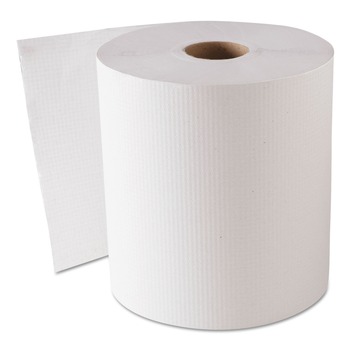 PRODUCTS | GEN GEN1820 8 in. x 800 ft. Hardwound Towel Rolls - White (6 Rolls/Carton)