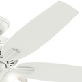 Ceiling Fans | Hunter 53316 52 in. Newsome Fresh White Ceiling Fan with Light image number 4