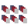 Notebooks & Pads | Roaring Spring 11098 11 in. x 9 in. 100-Sheets Stasher 1-Subject Medium/College Rule Wirebound Notebook - Assorted Cover Color (24/Carton) image number 0