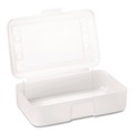 Office Jansan | Advantus 34104 8.5 in. x 5.25 in. x 2.5 in. Pencil Box - Clear image number 1
