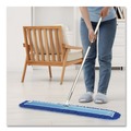Mops | Gritt Commercial GRI18260 60 in. x 5 in. Microfiber Looped Dust Mop Pad Head - Blue image number 5