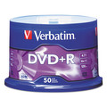 Office Electronics & Batteries | Verbatim 95037 4.7 GB 16x DVD R Recordable Disc - Matte Silver (50/Pack) image number 0