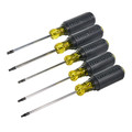 Screwdrivers | Klein Tools 19555 5-Piece TORX Cushion Grip Screwdriver Set with T15, T20, T25, T27 and T30 Tip sizes image number 2