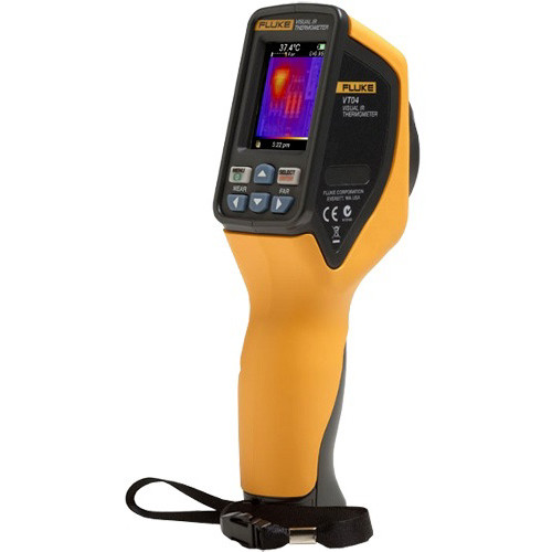 Detection Tools | Fluke VT04 Visual Infrared Thermometer with Li-ion Rechargeable Battery image number 0