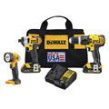 Combo Kits | Factory Reconditioned Dewalt DCK384C2R 20V MAX Lithium-Ion Compact 3-Tool Combo Kit image number 0