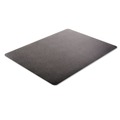 Office Jansan | Deflecto CM21242BLK Economat 45 in. x 53 in. All Day Use Chair Mat For Hard Floors - Black image number 2