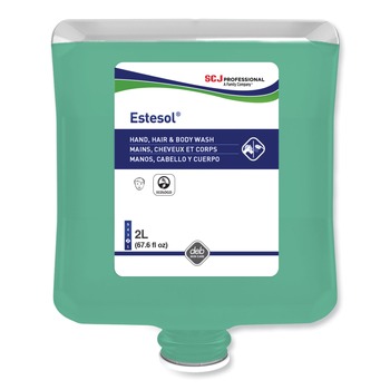 SC Johnson 2 L Estesol Hand, Hair and Body Cleaner Manual Cartridge - Rainforest Scent (4/Carton)