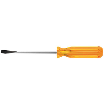 Klein Tools BD156 6 in. x 5/16 in. Tip Keystone Plastic Handle Screwdriver - Yellow