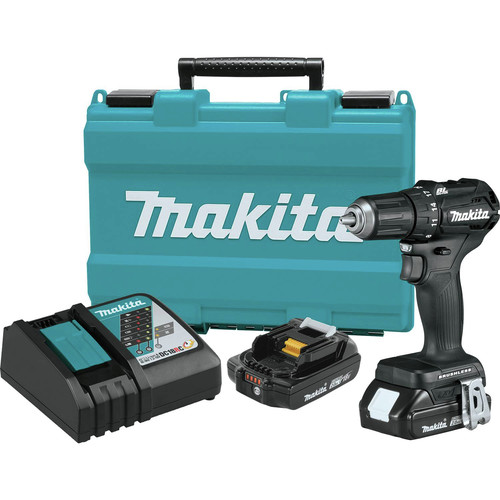 Drill Drivers | Makita XFD11RB 18V LXT Lithium-Ion Brushless Sub-Compact 1/2 in. Cordless Drill Driver Kit (2 Ah) image number 0