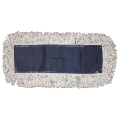 Mops | Boardwalk BWK1660EA 5 in. x 60 in. Disposable Dust Mop - White image number 0