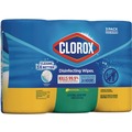 Office Jansan | Clorox 30208 7 in. x 8 in. 1-Ply Disinfecting Wipes - White Fresh Scent/Citrus Blend (4 Packs/Carton) image number 2