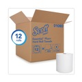 Cleaning & Janitorial Supplies | Kleenex 1080 8 in. x 425 ft. 1.5 in. Core 1-Ply Hard Roll Paper Towels - White (12 Rolls/Carton) image number 1