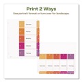 Office Jansan | Avery 11080 Ready Index 11 in. x 8.5 in. 5-Tab 1 to 5 Customizable Table of Contents Dividers - Multicolor Tabs (3/Pack) image number 7