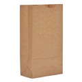 Food Service | Ross & Wallace Paper Products 130310500PK/BL 7 in. x 4.38 in. x 13.75 in. #10 Size Extra-Heavy-Duty Grocery Paper Bags - Kraft (500/Bundle) image number 0