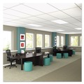 Office & Office Supplies | Alera ALEEL42ME10B 17.7 in. to 21.4 in. Seat Height Elusion Series Mesh Mid-Back Prem Fabric Multifunction Chair Supports Up to 275 lbs. - Black image number 5