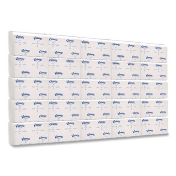 Kleenex 13253 7.8 in. x 12.4 in. Premiere Folded Towels - White (25-Packs/Carton)
