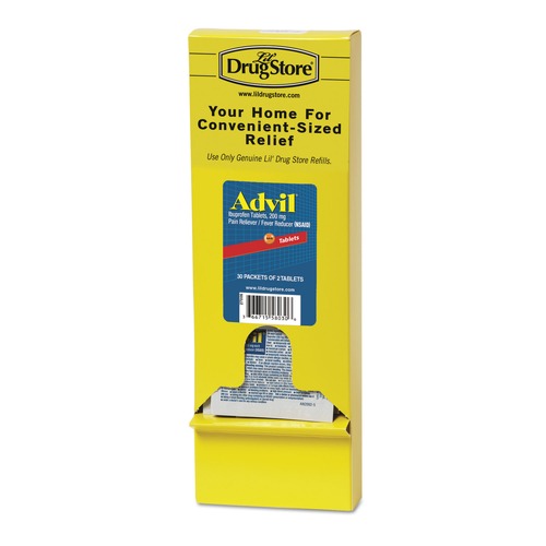 First Aid | Advil 58030 200 milligrams Refill Pack Ibuprofen Tablets (30/Box) image number 0