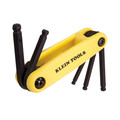 Klein Tools 70571 5-Key SAE Sizes Grip-It Ball End Hex Set image number 2