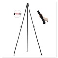 Office Jansan | MasterVision FLX10201MV 61-1/2 in. Steel Heavy-Duty Instant Easel - Black image number 1