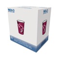 Cutlery | SOLO OF16BI-0041 16 oz. Paper Bistro Design Hot Drink Cups - Maroon (300/Carton) image number 3
