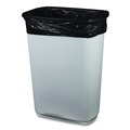 Trash Bags | Boardwalk H5645TKKR01 23 Gallon 0.9 mil 28 in. x 45 in. Perforated Roll Linear Low Density Can Liners - Black (25 Bags/Roll, 8 Rolls/Carton) image number 5