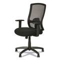  | Alera ALEET4117B Etros Series 18.11 in. to 22.04 in. Seat Height High-Back Swivel/Tilt Chair - Black image number 1