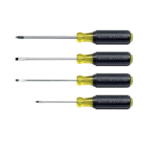 Screwdrivers | Klein Tools 85484 4-Piece Mini Slotted and Phillips Screwdriver Set image number 0