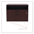  | Alera ALELS583020MY Open Office Series 29.5 in. x 19.13 in. x 22.88 in. 2-Drawer Low File Cabinet Credenza - Mahogany image number 5