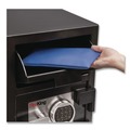 Safes | FireKing SB2014-BLELMS 14 in. x 15.5 in. x 20 in. 0.95 cubic ft. Depository Security Safe - Black image number 3