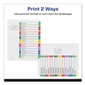 Office Jansan | Avery 11845 1 - 15 Tab 11 in. x 8.5 in. Customizable TOC Ready Index Divider Set - Multicolor (1 Set) image number 7
