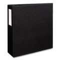 Office Jansan | Avery 08802 3 EZD Rings 4 in. Capacity 11 in. x 8.5 in. Durable Non-View Binder with DuraHinge - Black image number 0