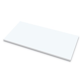 Fellowes Mfg Co. Levado 48 in. x 24 in. Laminate Table Top - White