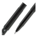 Pens | uni-ball 60143 ONYX Fine 0.7 mm Roller Ball Pen - Black Ink/Black Barrel (1-Dozen) image number 5
