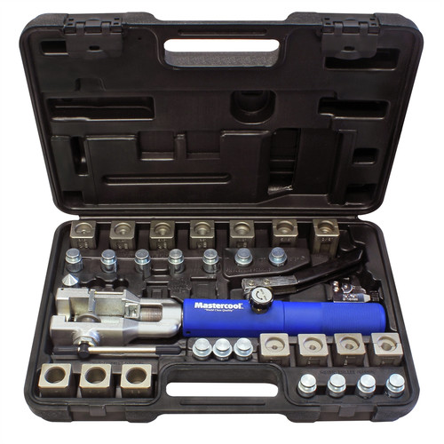 Mastercool 72475-PRC Universal Hydraulic Flaring Tool Kit with Tube Cutter image number 0