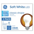 Light Bulbs | GE 93105686 8W Classic LED Non-Dim A19 Light Bulb - Soft White (2/Pack) image number 0