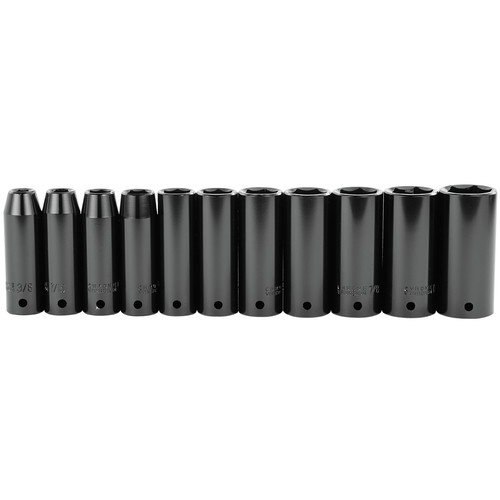 Socket Sets | Stanley 97-125 11-Piece 1/2 in. Drive Deep Impact Socket Set image number 0