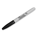 Permanent Markers | Sharpie 2135418 Fine Bullet Tip Stainless Steel Single Marker Case Permanent Marker - Black (6/Pack) image number 2