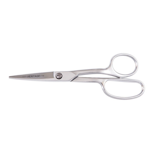 Scissors | Klein Tools GP717CB 8 in. Blunt Curved Handle Carpet Napping Shear image number 0