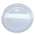 Food Service | Fabri-Kal 000000000009501020 Recycleware Flat Plug Fit Round Plastic Deli Container Lids - Clear (500/Carton) image number 0
