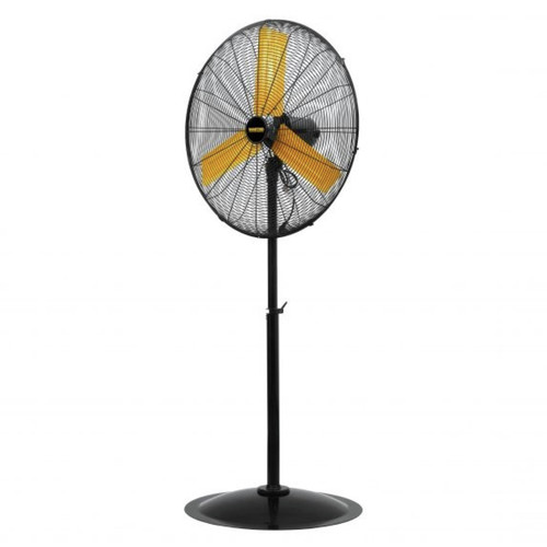 Master MAC-24POSC 120V Variable Speed High Velocity 24 in. Corded Oscillating Pedestal Fan image number 0