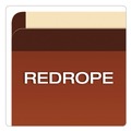 Office Jansan | Pendaflex 085343 3.5 in. Expansion Letter Size Premium Reinforced Expanding File Pockets - Red Fiber (10/Box) image number 3