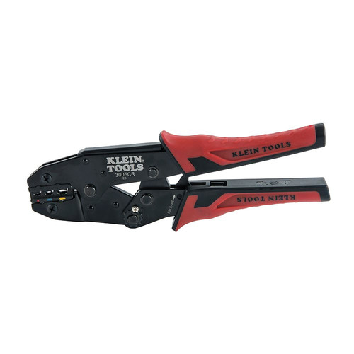 Cable and Wire Cutters | Klein Tools 3005CR Ratcheting Insulated Terminal Crimper for 10 to 22 AWG Wire image number 0