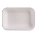 Food Trays, Containers, and Lids | Eco-Products EP-SCRC16NFA 16 oz 7 x 5 x 1 Vanguard Worldview Renewable and Compostable Sugarcane Take-Out Containers - White (400/Carton) image number 0